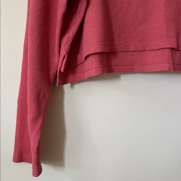 AÉROPOSTALE |  Pink Waffle Knit Sweater - Picture 6 of 12